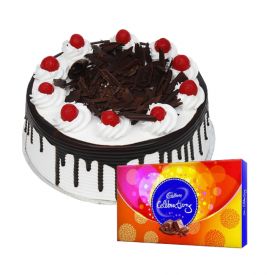 Black Forest Cake With Celebration